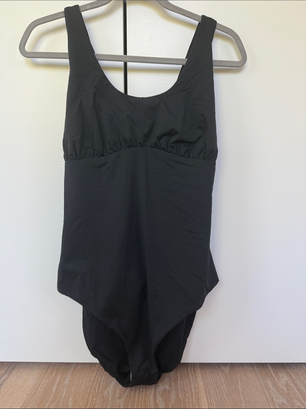 Prana Black Scoop One-Piece Swimsuit